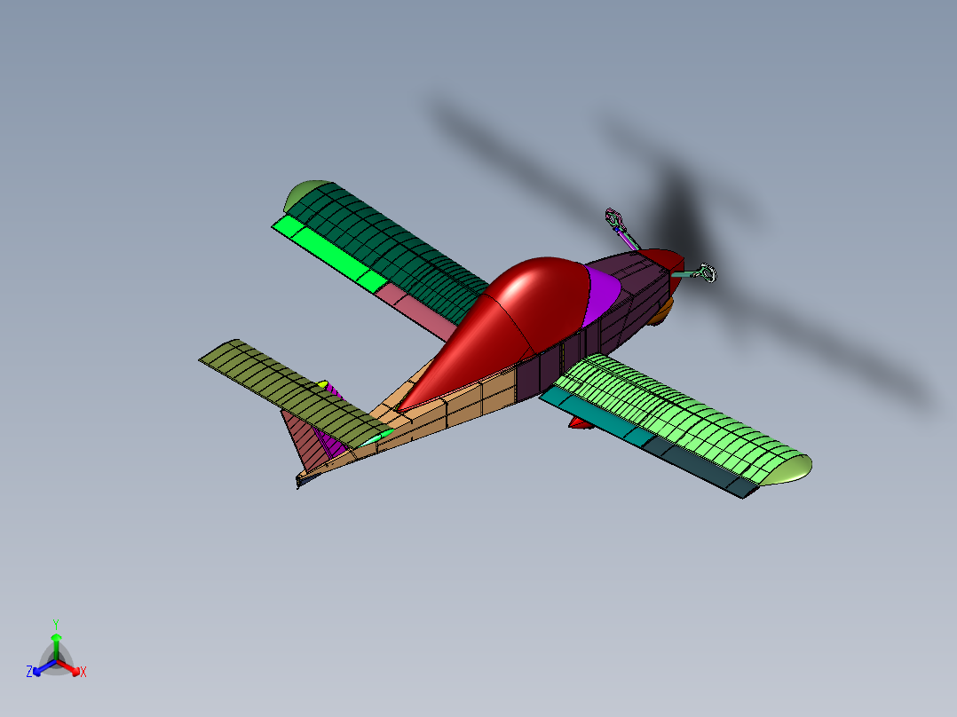 单发飞机蟋蟀机