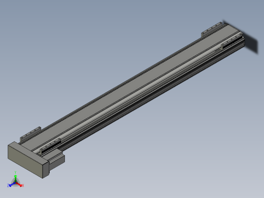 直线模组LHA170-S1400-L设计图纸