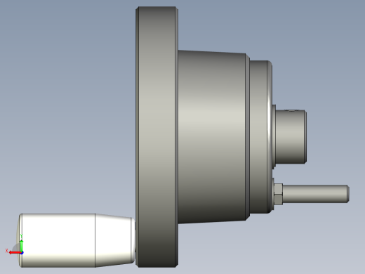工程塑膠手輪(安裝水平指示器用)VDC+I-3D多系列多零件图纸模型后视缩略图