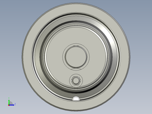 工程塑膠手輪(安裝水平指示器用)VDC+I-3D多系列多零件图纸模型左视缩略图