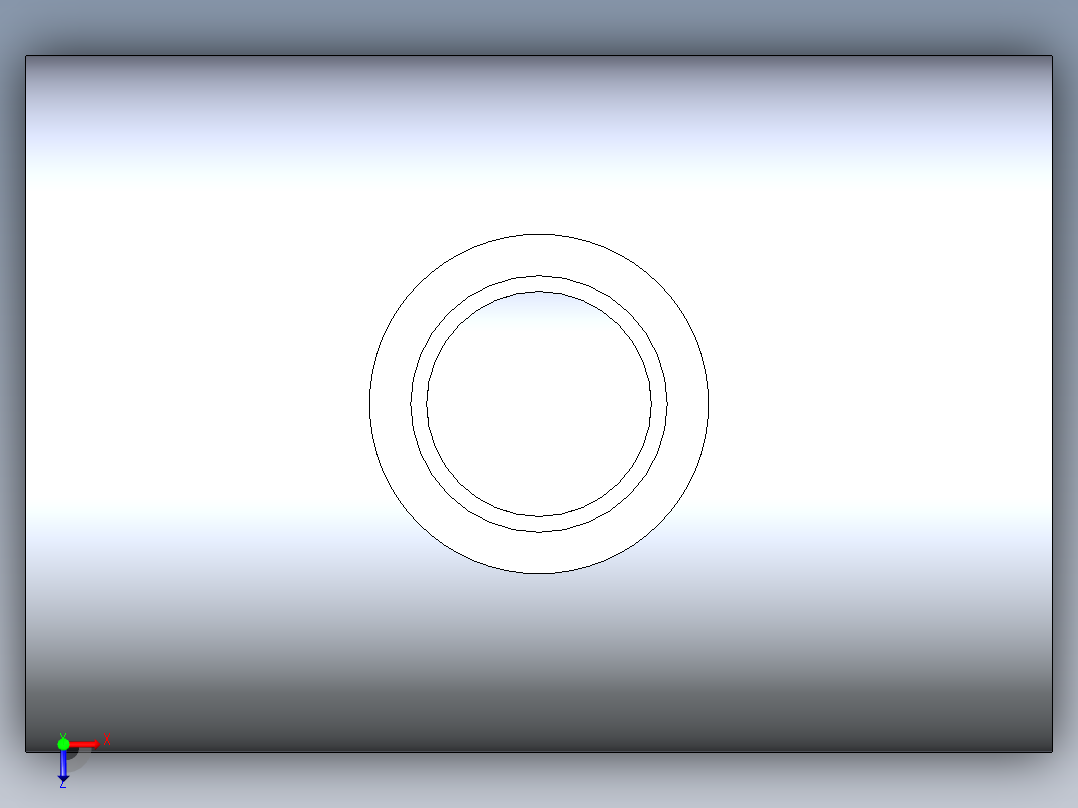 CPVC管件02-Sch80_ReducingTee_SxSxS_9801-248_2in x 0.75in俯视图