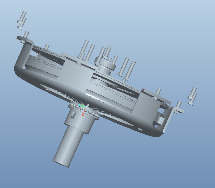 重型载货汽车双片离合器系统设计与仿真【三维PROE】【6张CAD高清图纸、文档所见所得】【YC系列】