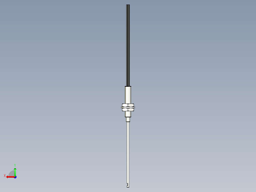 侧视光纤_漫反射型FR-F410-M后视图