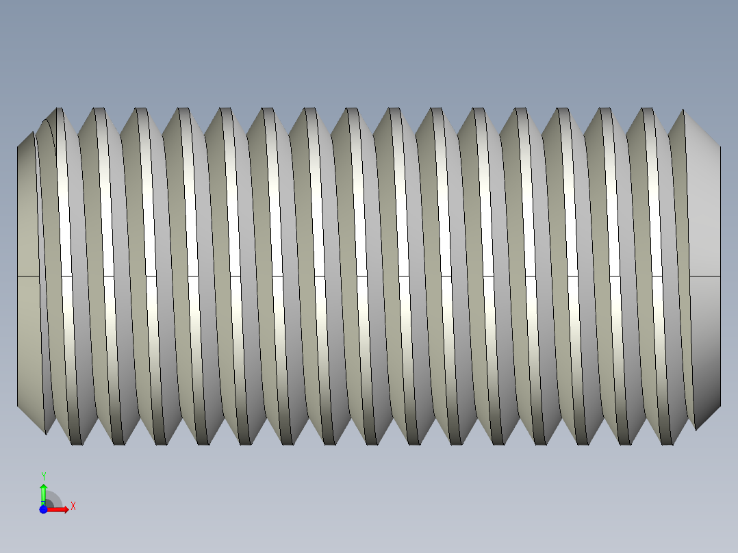 DIN 913-ISO 4026 固定螺钉-M24 L=50.STEP前视图