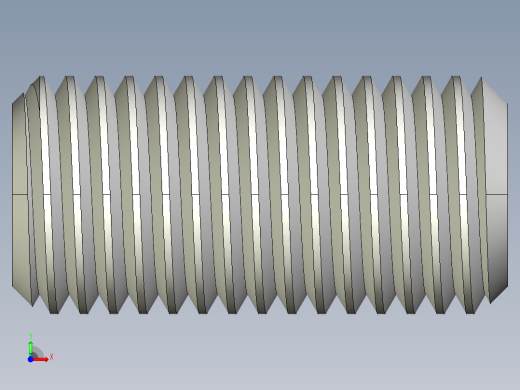 DIN 913-ISO 4026 固定螺钉-M24 L=50.STEP前视缩略图