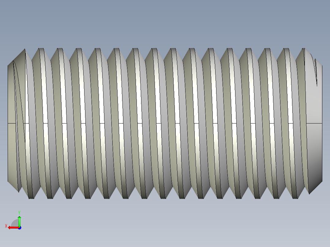 DIN 913-ISO 4026 固定螺钉-M24 L=50.STEP后视图