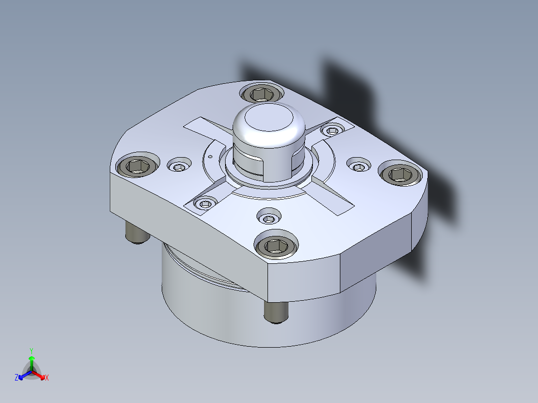 KOSMEKSFK3180-GN多系列多零件图纸模型主视图