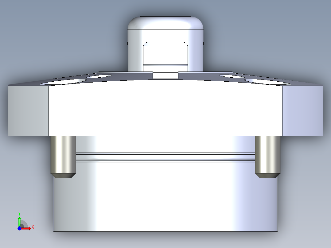 KOSMEKSFK3180-GN多系列多零件图纸模型前视图