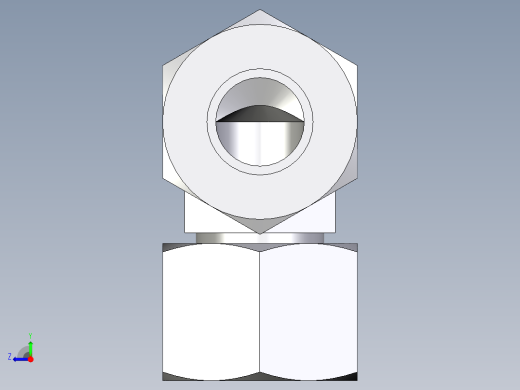卡套式工业通用硬管接头EO_Swivel_nut_elbow_EW12LCF右视缩略图