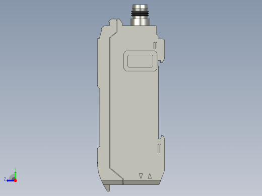 基恩士FS-V34C(P)_kc图纸模型右视缩略图