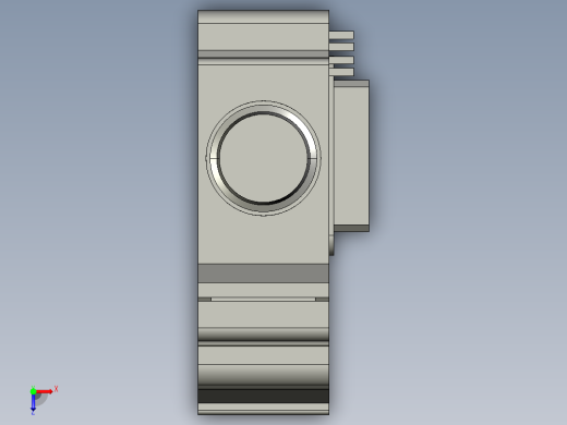基恩士FS-V34C(P)_kc图纸模型俯视缩略图