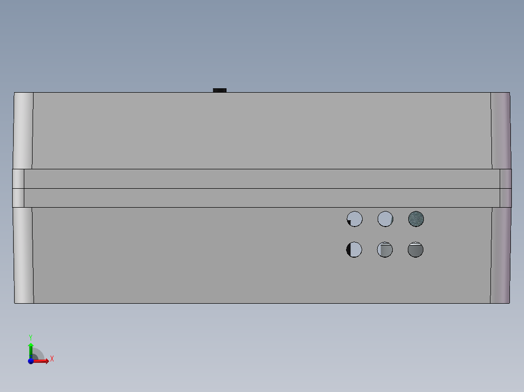 气体报警器前视图