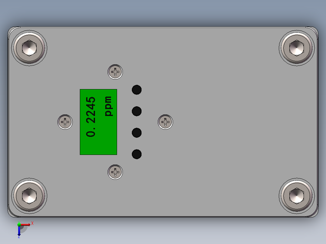 气体报警器俯视图
