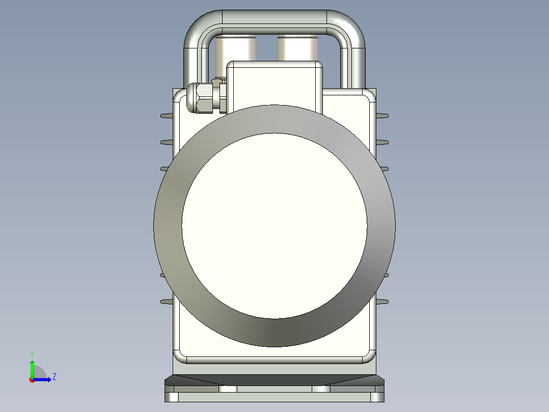 2НВР-5ДМ真空泵左视图