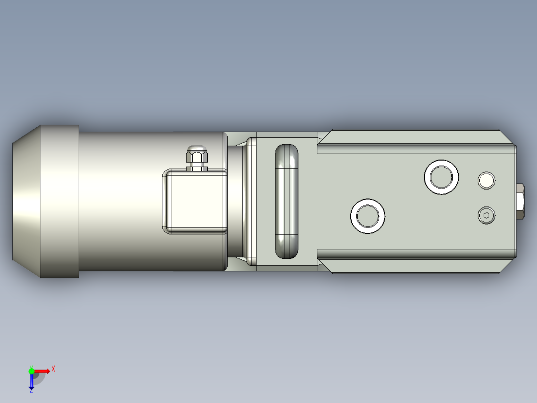 2НВР-5ДМ真空泵俯视图