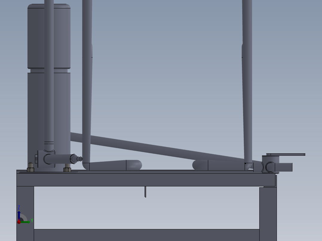 盐浴清洗实验研究及设备开发设计含SW三维图===425025==250ku主视图