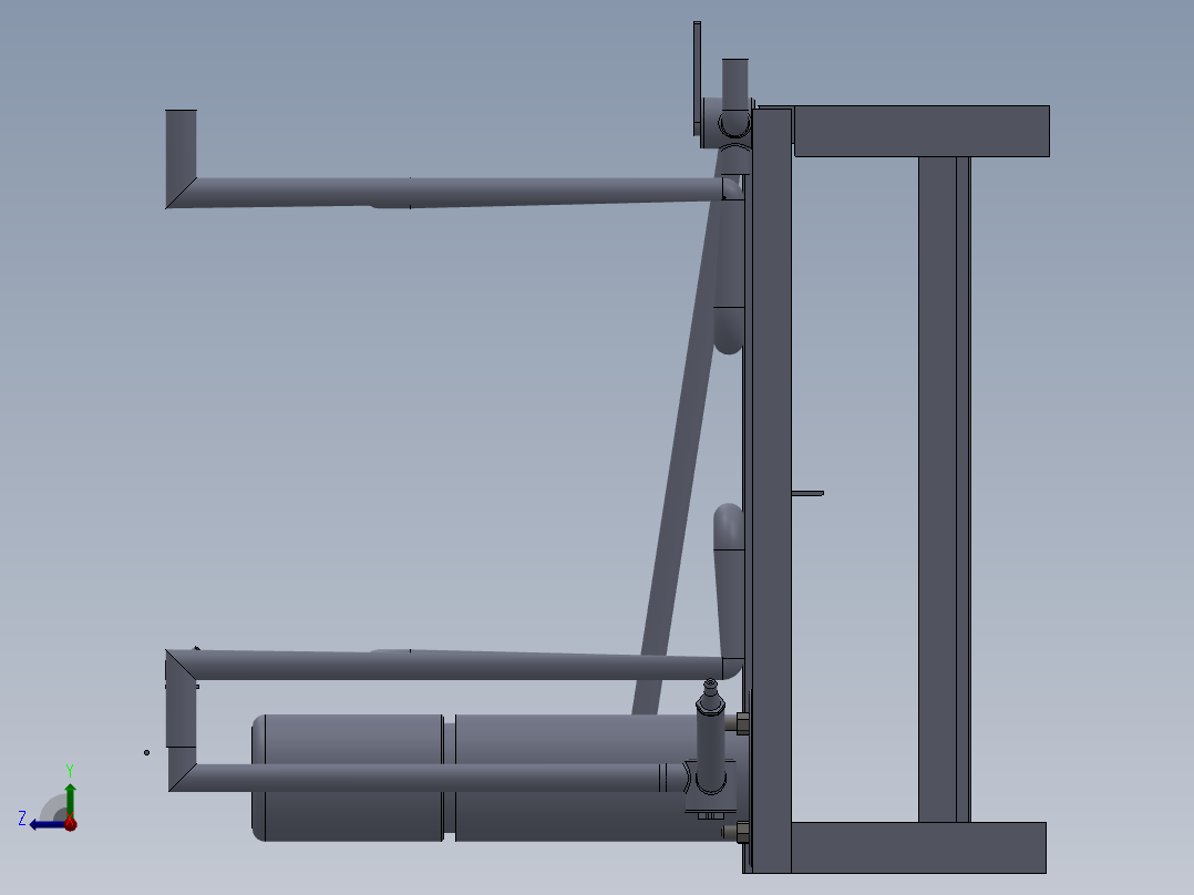 盐浴清洗实验研究及设备开发设计含SW三维图===425025==250ku右视图