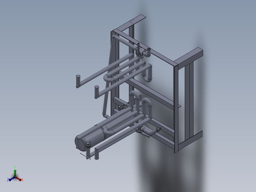 盐浴清洗实验研究及设备开发设计含SW三维图===425025==250ku正等轴测图