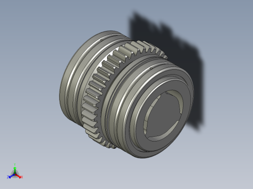 THK滚珠花键3D模型IGS格式