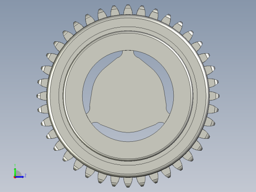 THK滚珠花键3D模型IGS格式左视缩略图