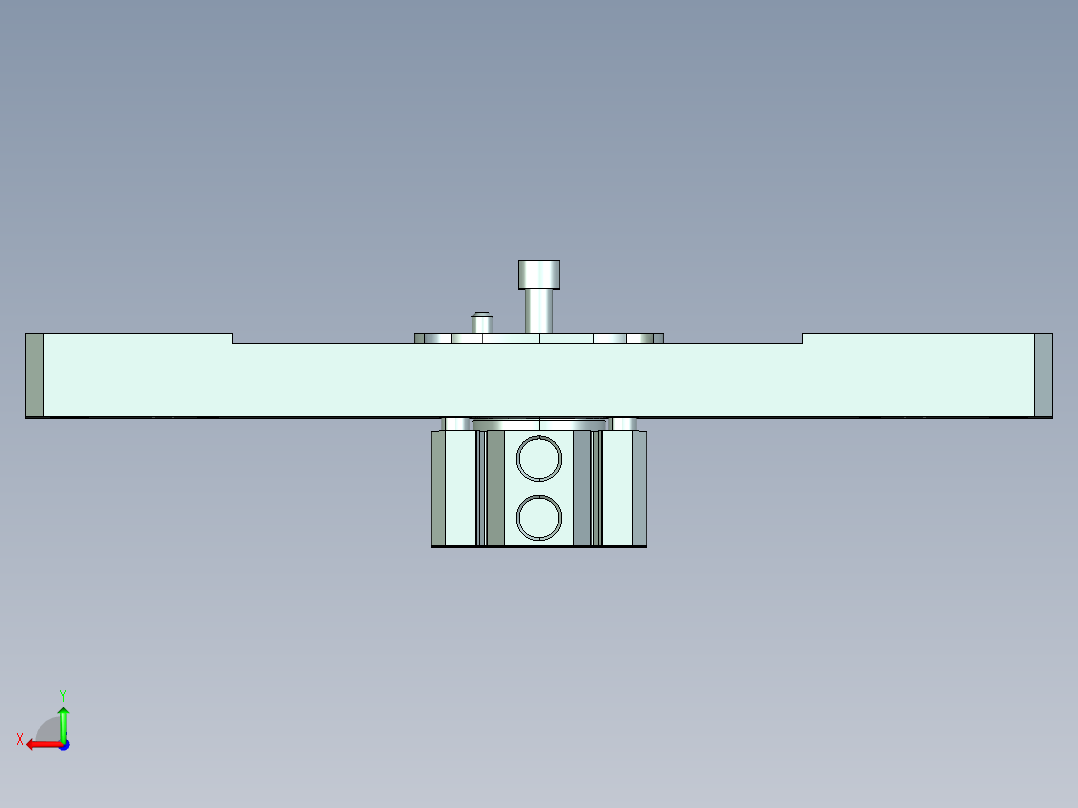 VT306-笔记本CNC工装夹具三维模型CNC2后视图