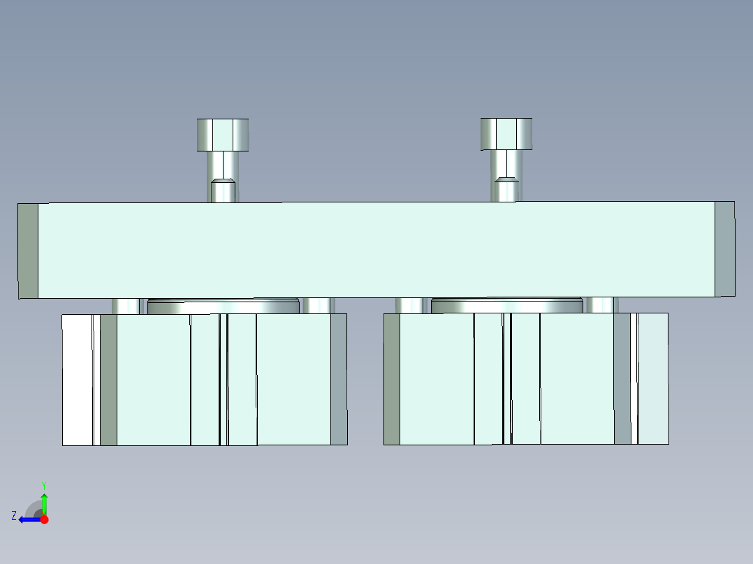 VT306-笔记本CNC工装夹具三维模型CNC2右视图