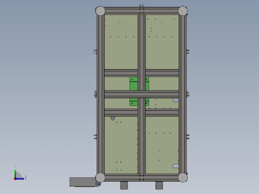 全自动贴标签检测（sw18可编辑+bom）左视缩略图