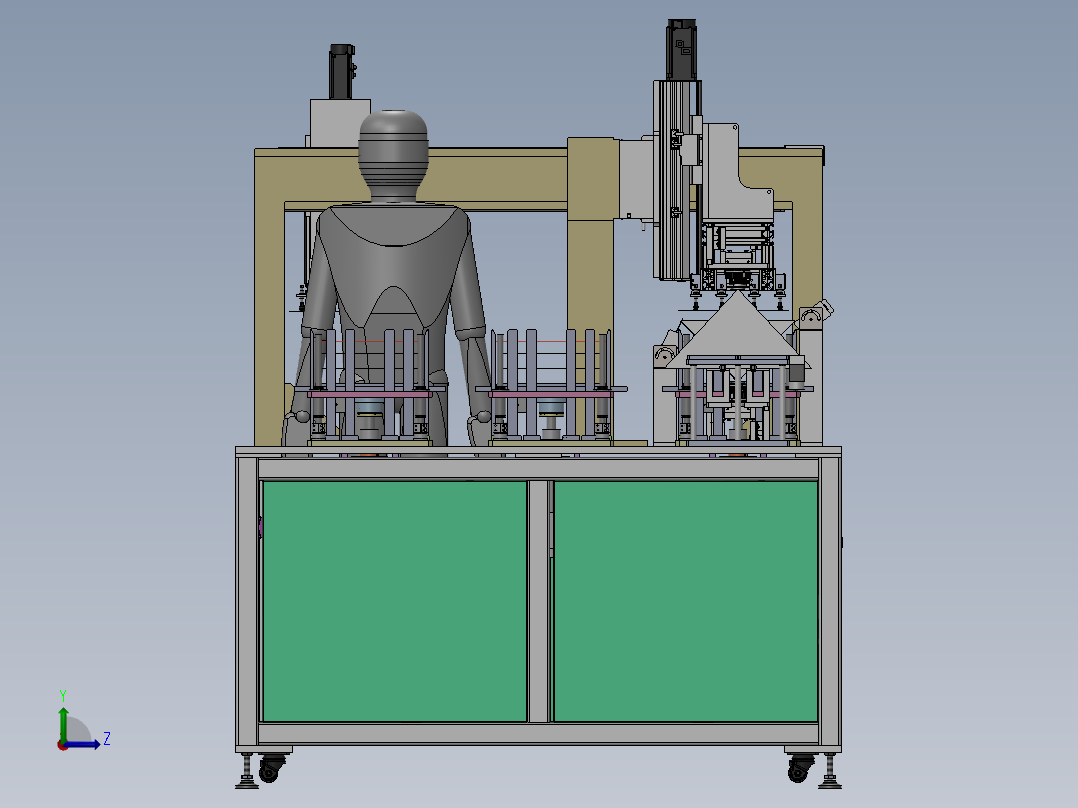 极片检测机sw24可编辑左视图