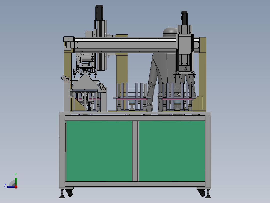 极片检测机sw24可编辑右视图