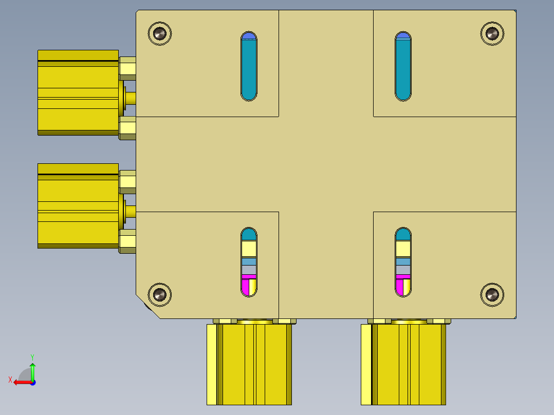 NB3236-WLAN-笔记本CNC工装夹具三维模型CNC1粗铣内腔-20200915后视图