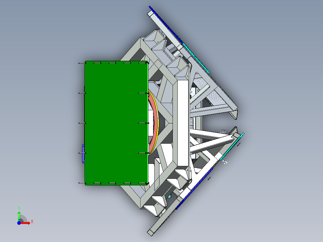 焊接旋转台前视图