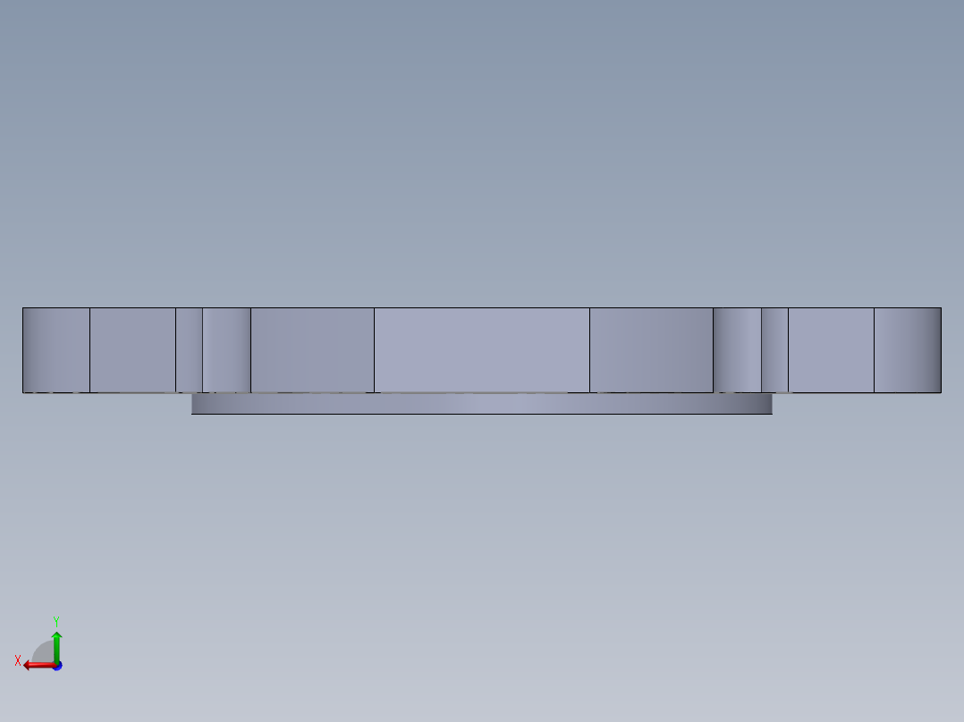 液压泵插头（带DXF文件）后视图