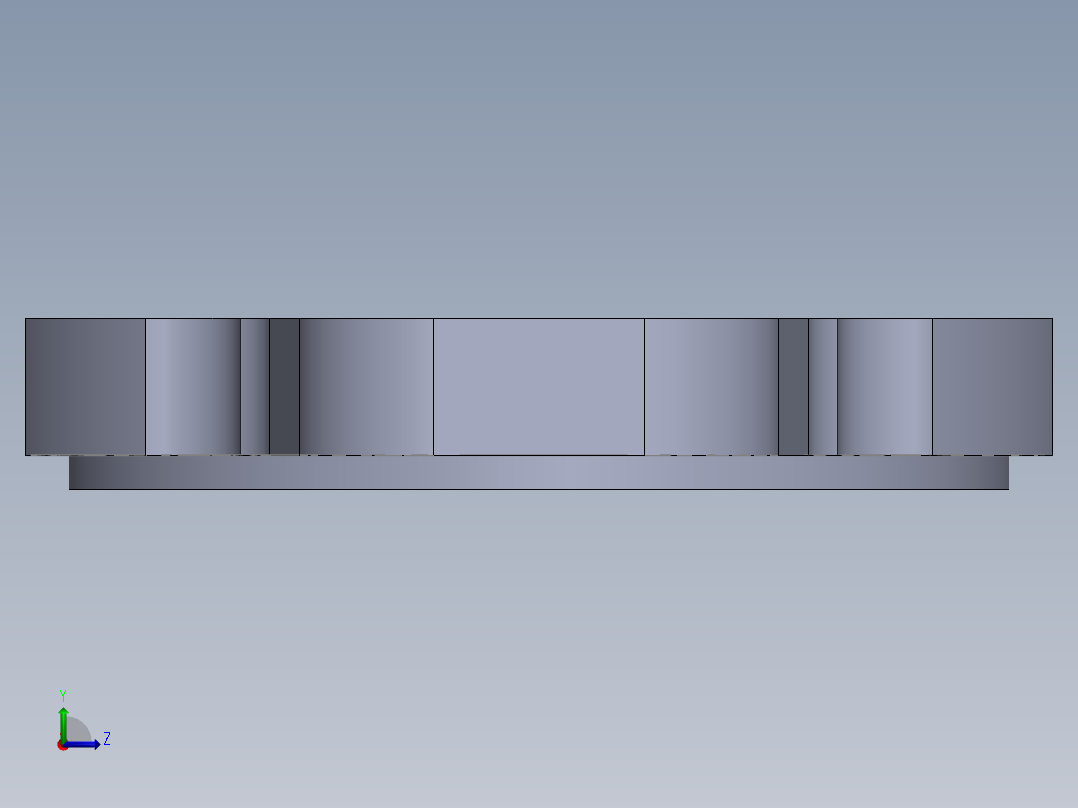 液压泵插头（带DXF文件）左视图