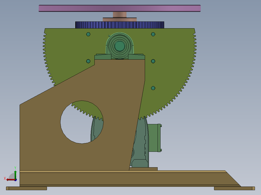 二轴变位机    sw22后视图