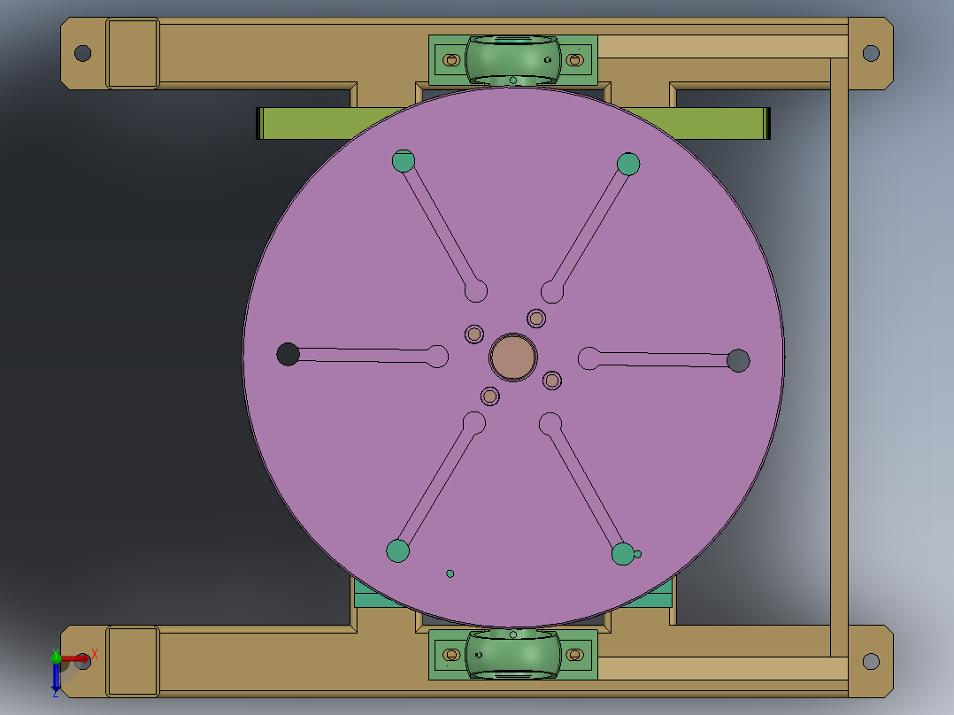 二轴变位机    sw22俯视图