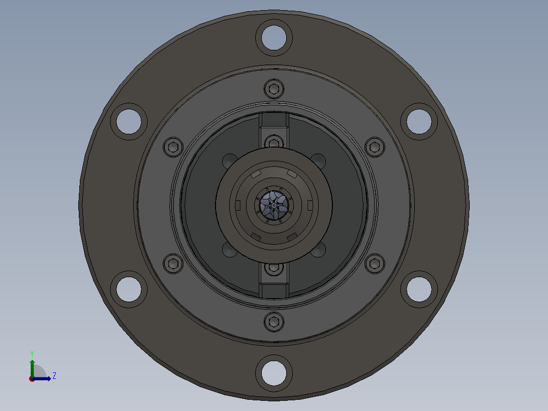 加工主轴系统设计机床自动换刀系统左视图