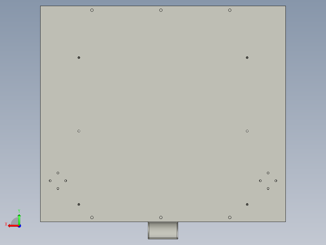 抽屉组件后视图