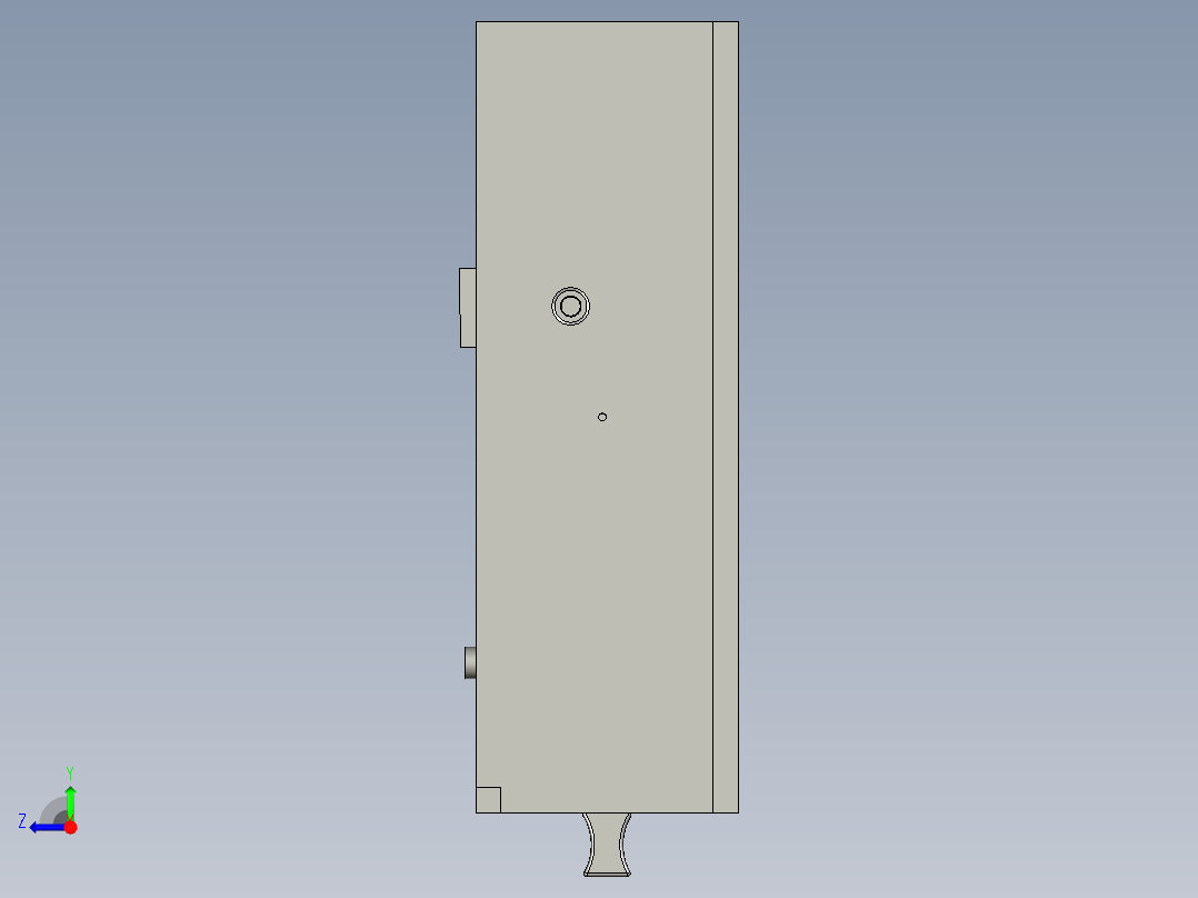 抽屉组件右视图