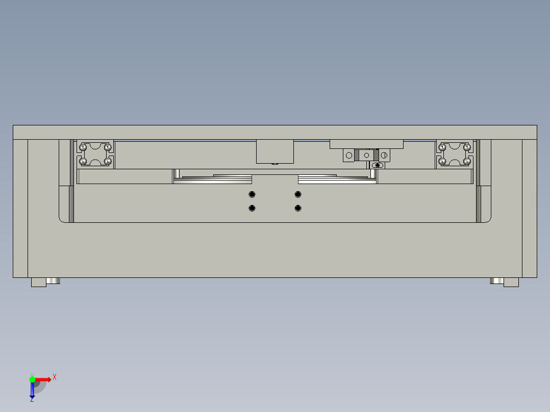 抽屉组件俯视图