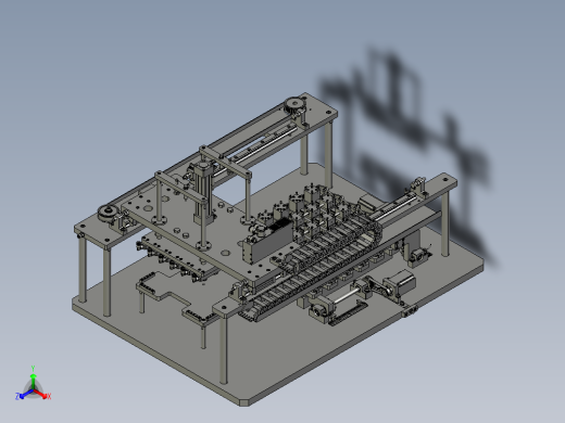 XY双向多点位置变距机构