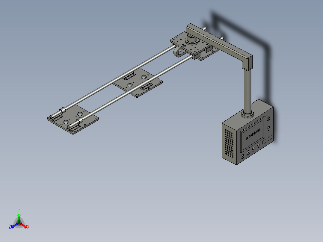 YSZ150B-11-00控制箱组合主视图