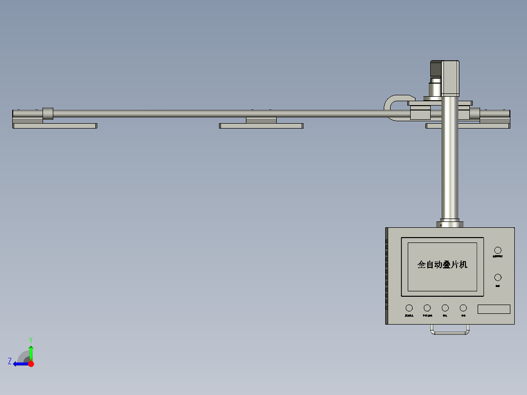 YSZ150B-11-00控制箱组合右视图