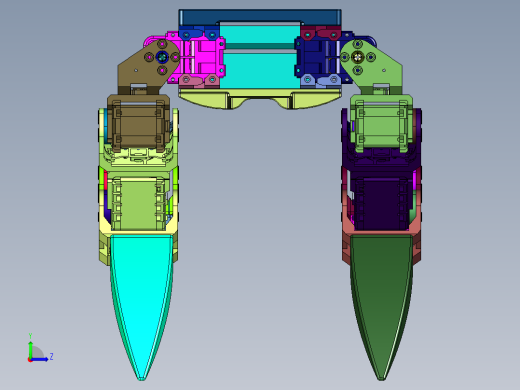 家庭宠物看护的智能机器人装置左视缩略图