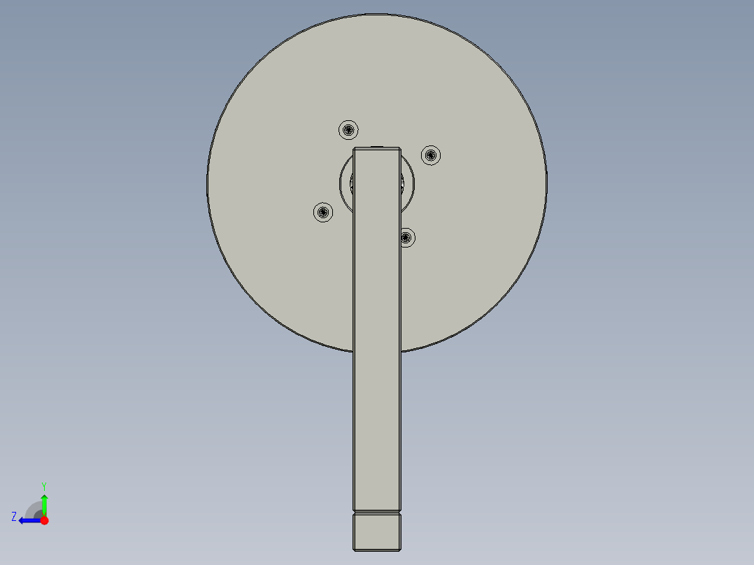 大铝件膜卷装置右视图