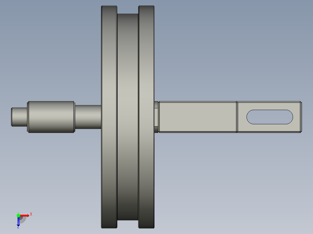 大铝件膜卷装置俯视图