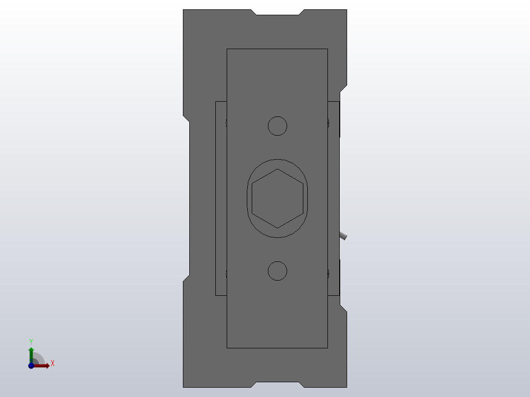 MGC带导杆气缸系列[MGCMB25-150-R]前视图