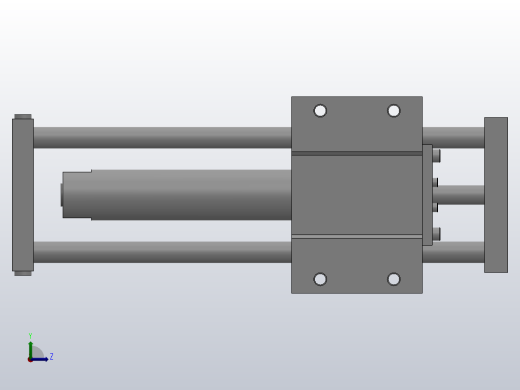 MGC带导杆气缸系列[MGCMB25-150-R]左视缩略图