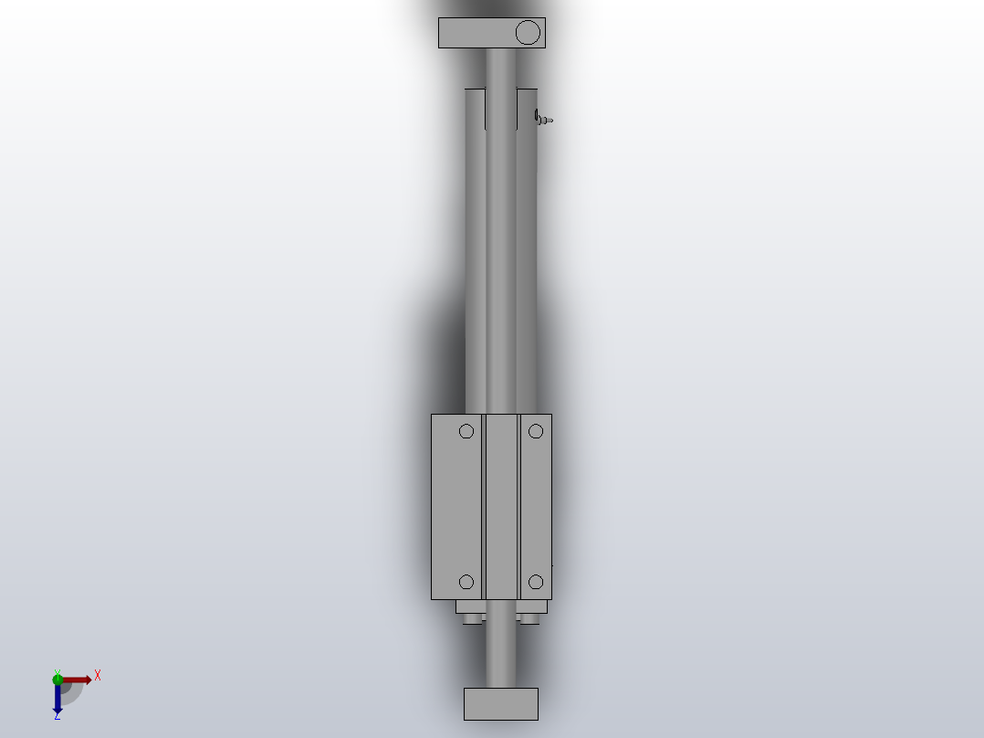 MGC带导杆气缸系列[MGCMB25-150-R]俯视图