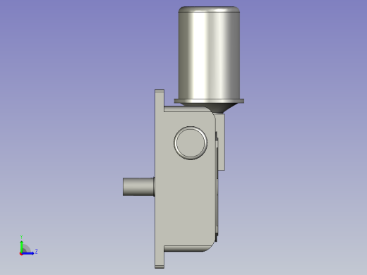 竖直翻转电机减速机WPEDX120-175-30)左视缩略图