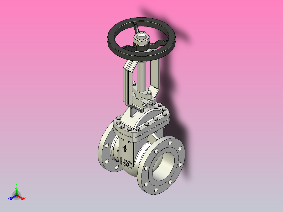 4英寸闸阀主视图